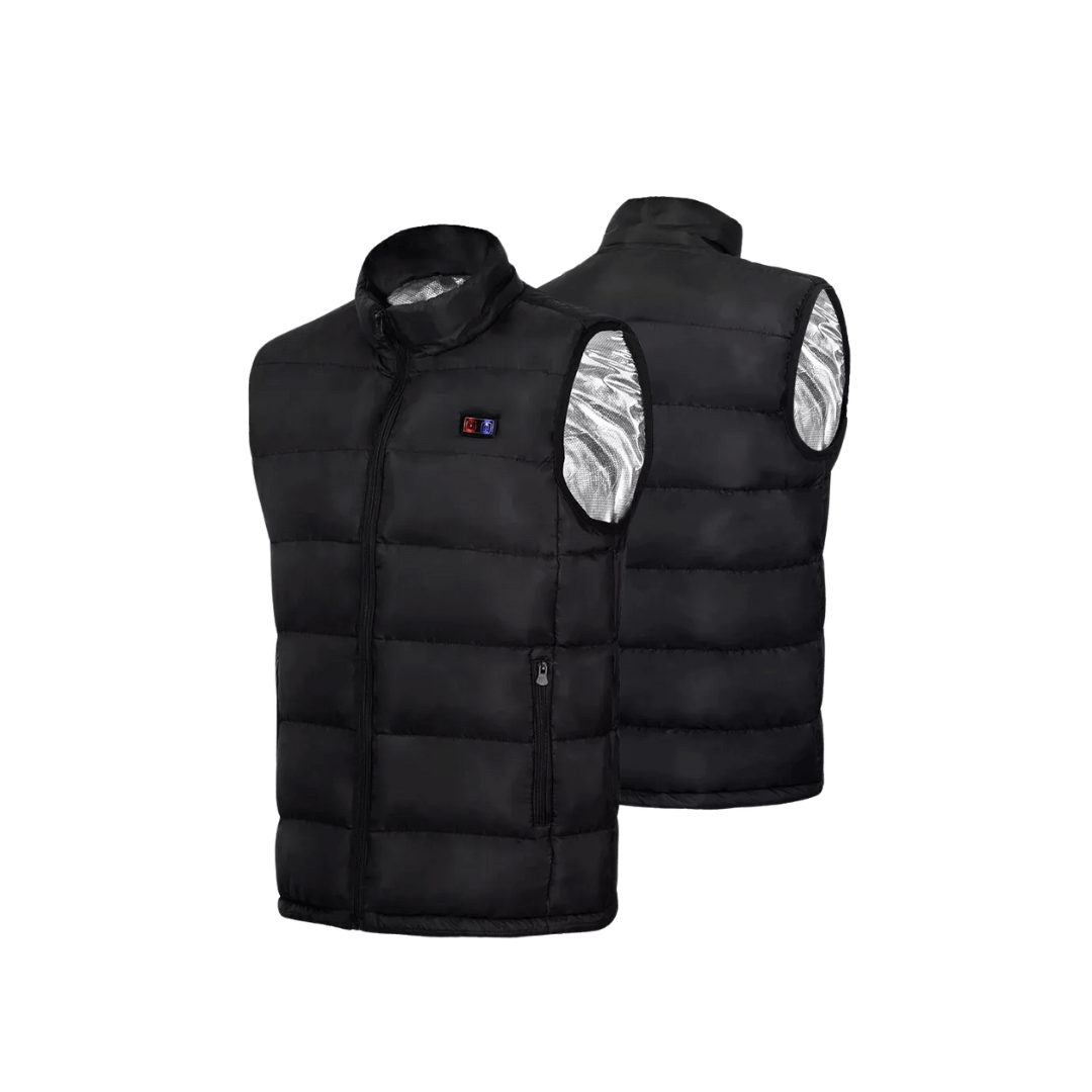 Alpenwarm HeatVest Pro – Beheizte Weste mit 9 Heiz-Zonen, USB-betrieben